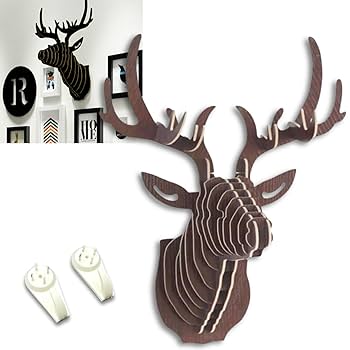 象 壁掛け USA アイアン ミッドセンチュリー 什器 オブジェ 飾り アニマル ys-1334.jpg